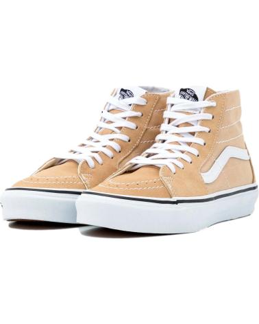 Sportivo per Donna e Uomo e Bambina VANS OFF THE WALL VA4U16DFF SK8-HI TAPERED SUEDE-CANVAS ALMOND