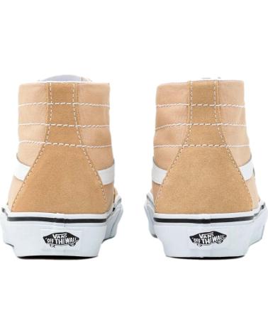 Sportivo per Donna e Uomo e Bambina VANS OFF THE WALL VA4U16DFF SK8-HI TAPERED SUEDE-CANVAS ALMOND