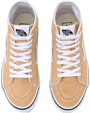 Sportivo per Donna e Uomo e Bambina VANS OFF THE WALL VA4U16DFF SK8-HI TAPERED SUEDE-CANVAS ALMOND