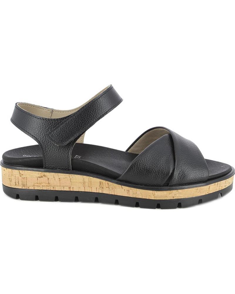 D`CUTILLAS SANDALIAS DOCTOR CUTILLAS 37104 PIEL AUTOADHERENTE NEGRO