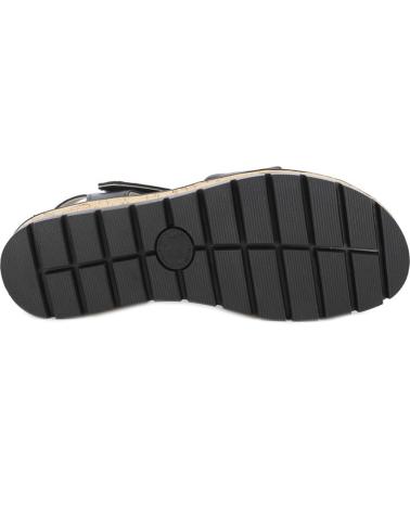 D`CUTILLAS SANDALIAS DOCTOR CUTILLAS 37104 PIEL AUTOADHERENTE NEGRO