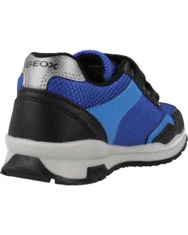 ZAPATILLAS CASUAL GEOX J PAVEL C0042 VELCRO NIÑO AZUL MARINO C0042