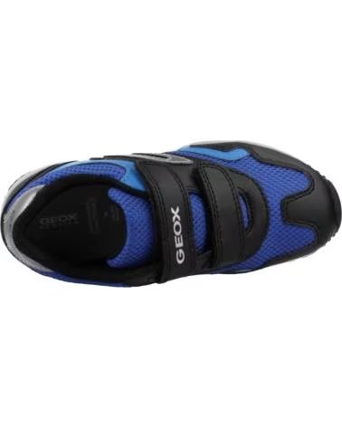 ZAPATILLAS CASUAL GEOX J PAVEL C0042 VELCRO NIÑO AZUL MARINO C0042
