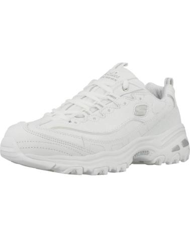 SKECHERS D'LITES FRESH START 11931 SAPATILHAS MULHER BRANCAS NEGRO