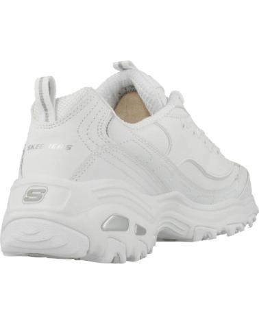 SKECHERS D'LITES FRESH START 11931 SAPATILHAS MULHER BRANCAS NEGRO