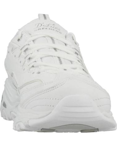 SKECHERS D'LITES FRESH START 11931 SAPATILHAS MULHER BRANCAS NEGRO