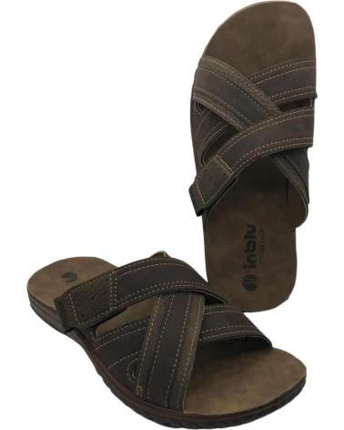 Sandálias-De-Hombre-INBLU-CHANCLA-HOMBRE-FN000105-CUERO