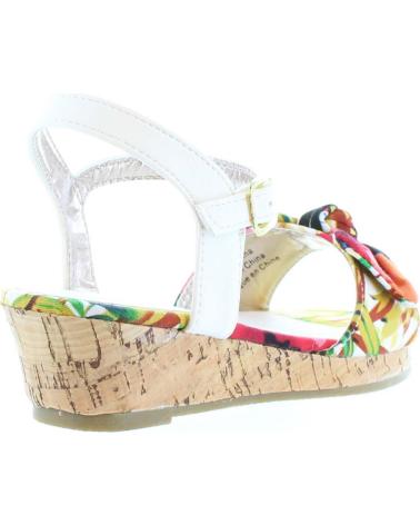Sandalen für Mädchen URBAN 340093-B4600 MULTI RED-WHITE