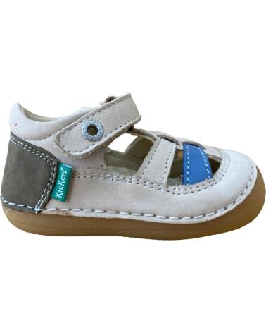 Bébé pour Garçon KICKERS SUSHY BEIG - MARRóN