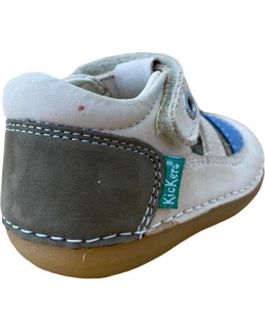 Bébé pour Garçon KICKERS SUSHY BEIG - MARRóN