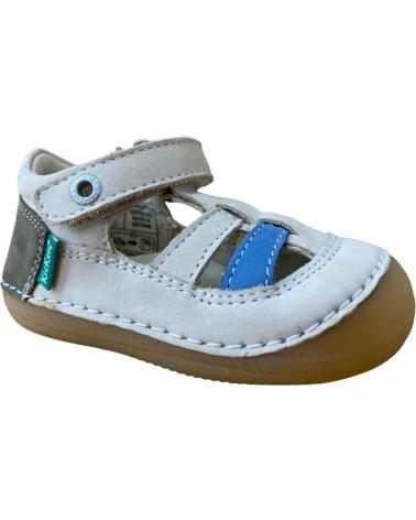 Bébé pour Garçon KICKERS SUSHY BEIG - MARRóN