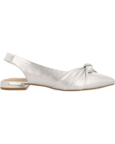 Flat-Shoes-De-Mujer-GIOSEPPO-BAILARINA-72060-IBALLE-DESTALONADA-PLATA