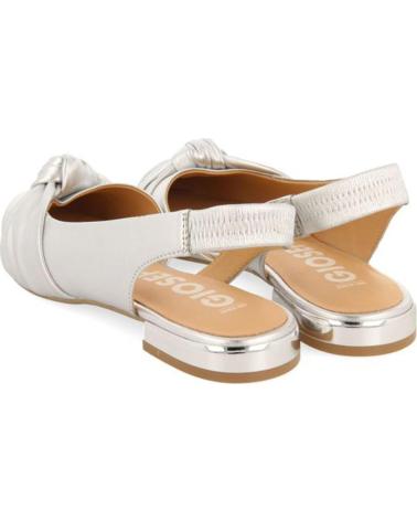 Flat-Shoes-De-Mujer-GIOSEPPO-BAILARINA-72060-IBALLE-DESTALONADA-PLATA