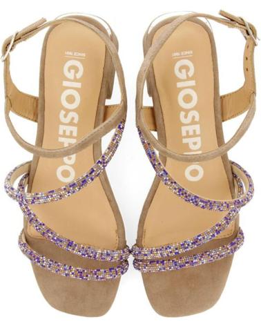 Sandálias de Mulher GIOSEPPO SANDALIAS 72144 CAKOVEC CON PEDRERIA TAUPE
