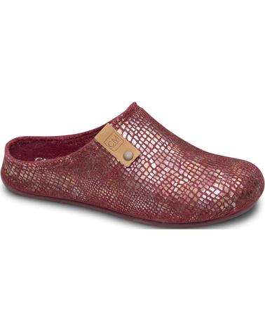 Woman House slipers CALZAMEDI ZAPATOS PARA IR POR CASA 6578 BURDEOS