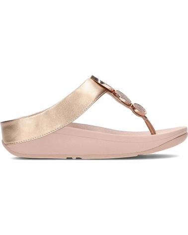 Chanclas-De-Mujer-FITFLOP-SANDALIA-HJ1-323-W-HALO-BEAD-CIRCLE-DE-ROSE-GOLD