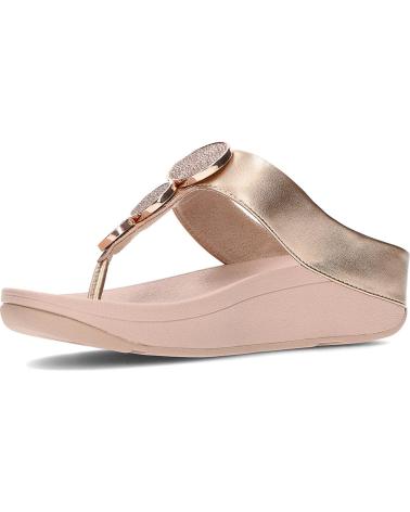 Chanclas-De-Mujer-FITFLOP-SANDALIA-HJ1-323-W-HALO-BEAD-CIRCLE-DE-ROSE-GOLD