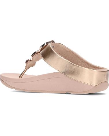 Chanclas-De-Mujer-FITFLOP-SANDALIA-HJ1-323-W-HALO-BEAD-CIRCLE-DE-ROSE-GOLD