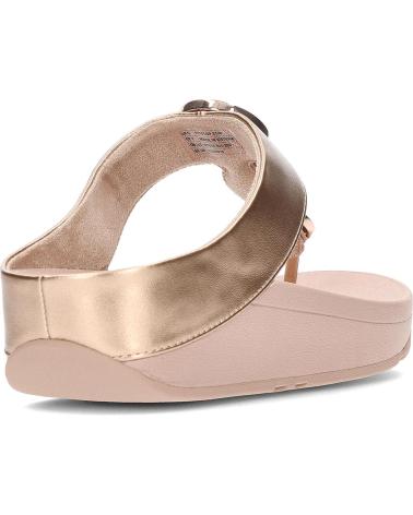Chanclas-De-Mujer-FITFLOP-SANDALIA-HJ1-323-W-HALO-BEAD-CIRCLE-DE-ROSE-GOLD