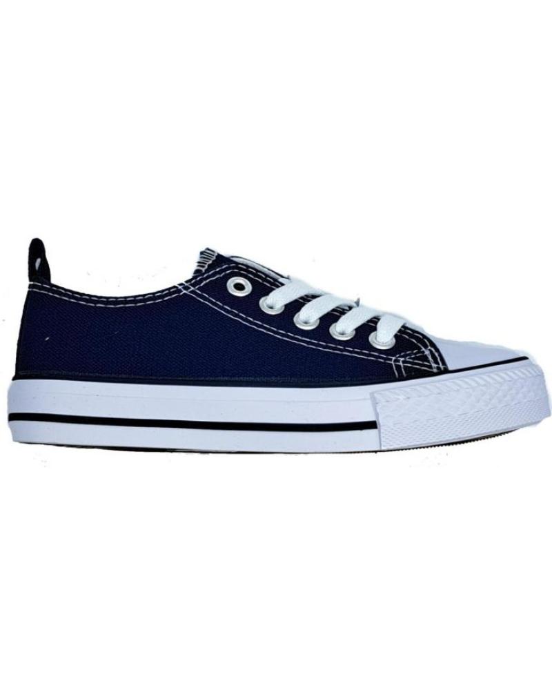 Sportif-De-Niña-DEMAX-ZAPATILLA-TELA-CORDONES-MARINO