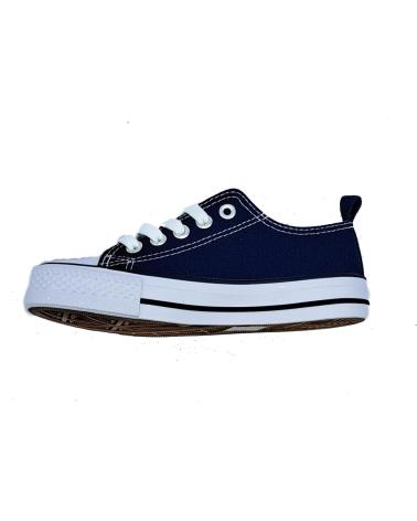 Sportif-De-Niña-DEMAX-ZAPATILLA-TELA-CORDONES-MARINO