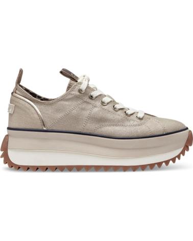 Esportes--De-Mujer-TAMARIS-ZAPAATILLA-CORDONES-PLATAFORMA-DE-MUJER-933-LIGHT-GOLD