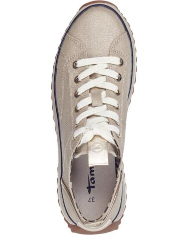 Esportes--De-Mujer-TAMARIS-ZAPAATILLA-CORDONES-PLATAFORMA-DE-MUJER-933-LIGHT-GOLD