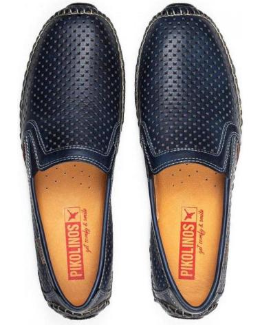 Mocasines de Hombre pikolinos ZAPATOS PIEL MICROPERFORADOS BLUE