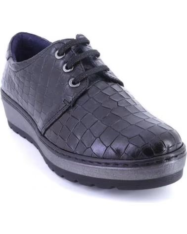Zapatos de Mujer NOTTON 1851 ZAPATOS CON CORDONES DE MUJER NEGRO PIEL NEGRO