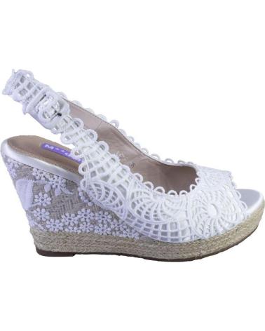 Sandalias de Mujer MANDARINA LIDIA ALPARGATAS DE MUJER BLANCO