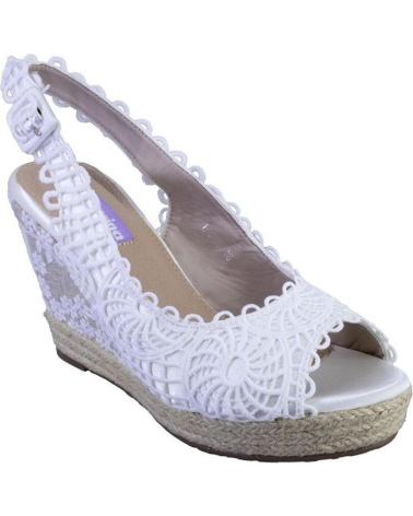 Sandalias de Mujer MANDARINA LIDIA ALPARGATAS DE MUJER BLANCO