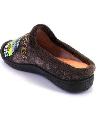 PANTOFOLE PLUMAFLEX 12229SCOOBY CON DESIGN SCOOBY DOO MARRON