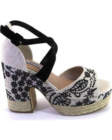 Sandalias de Mujer MANDARINA PENNY ALPARGATAS DE MUJER NEGRO