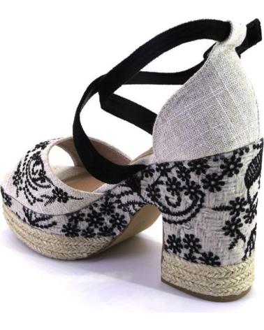 Sandalias de Mujer MANDARINA PENNY ALPARGATAS DE MUJER NEGRO