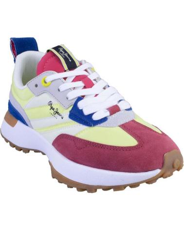 Sportivo per Donna PEPE JEANS PLS31485 ZAPATILLAS CASUAL DE MUJER ROSA