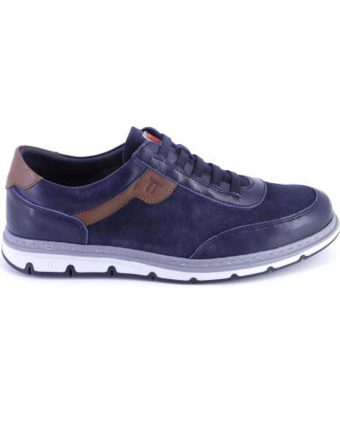 Sportif-De-Hombre-NOTTON-1413-ZAPATILLAS-CASUAL-DE-HOMBRE-ANTE-SER-AZUL-MARINO