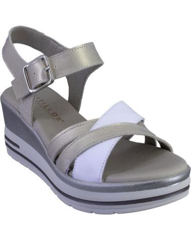 Sandalias-De-Mujer-PITILLOS-2612-23-SANDALIAS-DE-MUJER-PIEL-BLANCO-Y-ORO