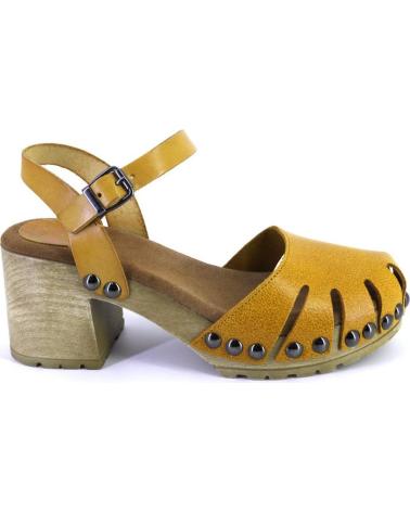 Sandales pour Femme PORRONET 2982 ZAPATOS DE MUJER PIEL MOSTAZA