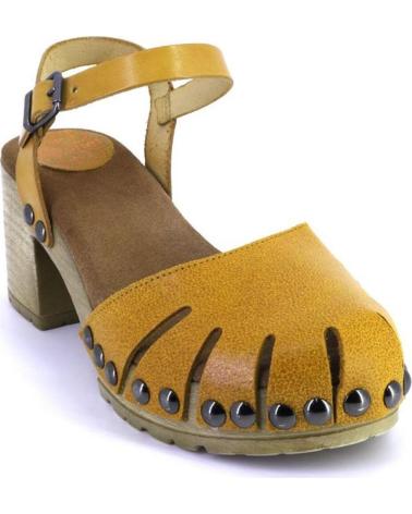 Sandales pour Femme PORRONET 2982 ZAPATOS DE MUJER PIEL MOSTAZA