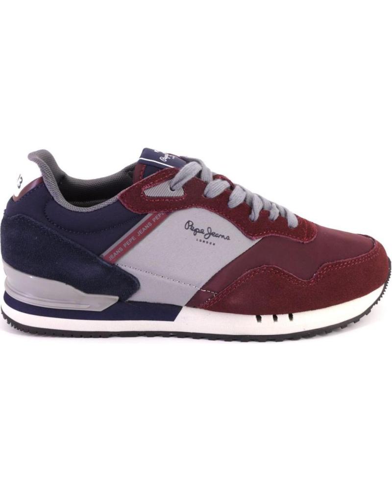 Sportivo-De-Hombre-PEPE-JEANS-PMS30989-ZAPATILLAS-CASUAL-DE-HOMBRE-BURDEOS