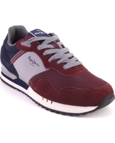 Sportivo-De-Hombre-PEPE-JEANS-PMS30989-ZAPATILLAS-CASUAL-DE-HOMBRE-BURDEOS