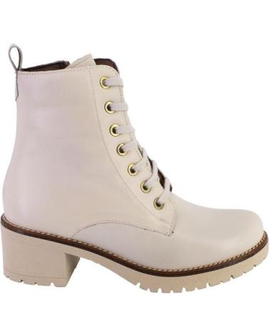 Woman Mid boots PITILLOS 2725 BOTINES DE MUJER PIEL CREMA