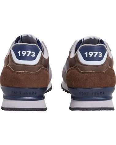 Deportivas de Hombre PEPE JEANS PMS40003 ZAPATILLAS CASUAL DE HOMBRE GRIS ANTE SE GRIS