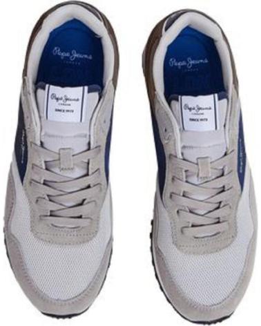 Deportivas de Hombre PEPE JEANS PMS40003 ZAPATILLAS CASUAL DE HOMBRE GRIS ANTE SE GRIS