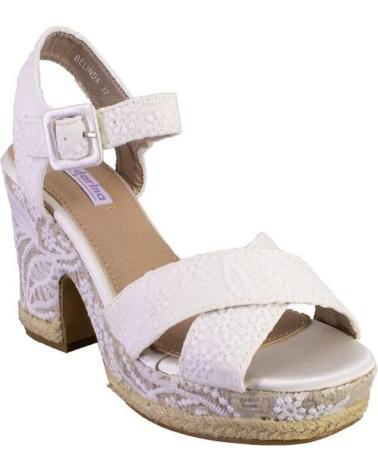 Sandali per Donna MANDARINA BELINDA ALPARGATAS DE MUJER BLANCO
