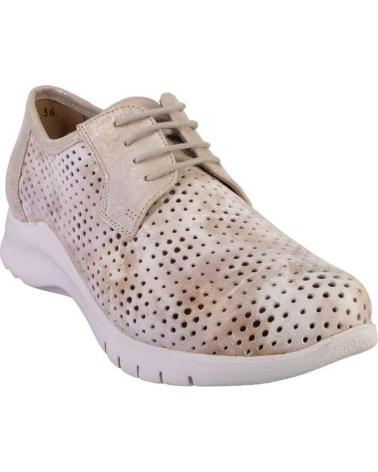 Zapatos de Mujer PIESANTO 240715 ZAPATOS CON CORDONES DE MUJER PIEL BEIGE