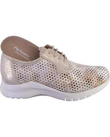 Zapatos de Mujer PIESANTO 240715 ZAPATOS CON CORDONES DE MUJER PIEL BEIGE