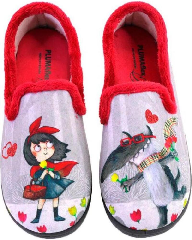 House-Slipers-De-Mujer-PLUMAFLEX-12215CAPERUCITA-ZAPATILLAS-DE-CASA-DE-MUJER-ROJO