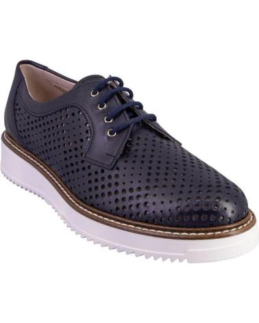 Zapatos de Mujer PITILLOS 5730 ZAPATOS CON CORDONES DE MUJER PIEL AZUL MARINO