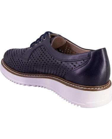 Zapatos de Mujer PITILLOS 5730 ZAPATOS CON CORDONES DE MUJER PIEL AZUL MARINO